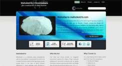 Desktop Screenshot of maltodextrin.biz